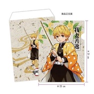 鬼滅之刃 鬼滅の刃 正版 文具 兩用 A4 File 文件夾 資料夾 公文夾 Folders 木棉花 (我妻善逸)