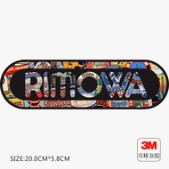 Large Rimowa Rimowa Suitcase Luggage Case Suitcase Sticker Street Brand Waterproof 3M Material Sticker