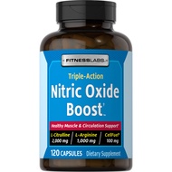Fitness Labs Nitric Oxide Boost with L Arginine and L Citrulline Capsules