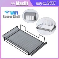 Wifi Router Rack Wall Iron Material Hanging Shelf Modem Shelf For STB Routers Wall Mounted Versatile