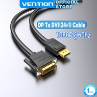 Vention DP to DVI Cable Male to Male Support 1080P Hot Swap Video Adapter Displayport to DVI 24+1 Ca