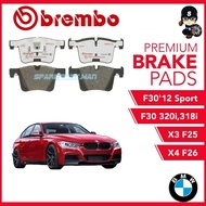 BREMBO Xtra Front Brake Pads BMW F30'12 Sport, F30 320i,318i, X3 F25, X4 F26