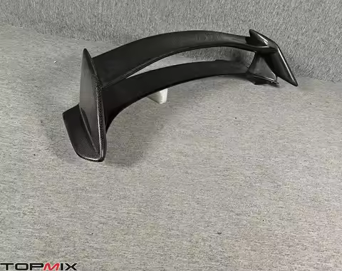 Real Carbon Fiber rear spoiler with base fit for Honda 2015 Civic Type-R FK2