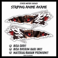 Akame Striping Sticker Akame ga Kill Universal Anime Sticker Right Left