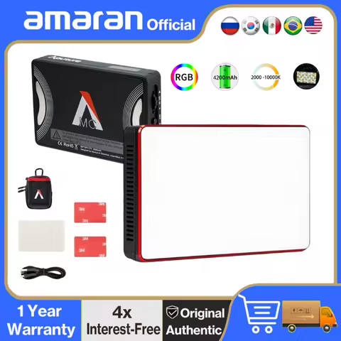 Aputure MC RGBWW LED 2000K-10000K Support Magnetic Attraction IP65 Protection 15 Built-in Light Effe