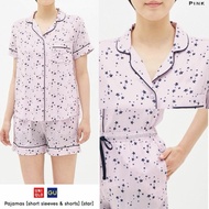 gu by uniqlo cotton short pajamas set