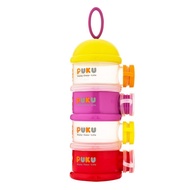 PUKU Baby Milk Powder Container Olivine Pink 4 Layers PK05401