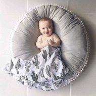 Kids Floor Pillow Seating Cushion Round Floor Cushion Large Tatami Floor Pad for Bedroom, Reading No