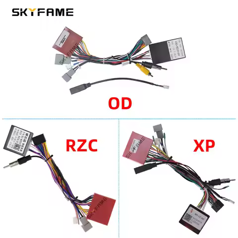 SKYFAME Car Android 16pin Wiring Harness Cable Canbus Box Adapter Decoder For Mazda 3/5/8/6 CX-7 CX-