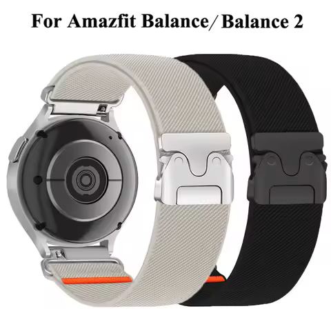 Nylon Strap for Amazfit Balance/Balance 2 Bracelet for Amazfit Bip 5/Bip 5 Unity/Cheetah Pro/GTR 3 4