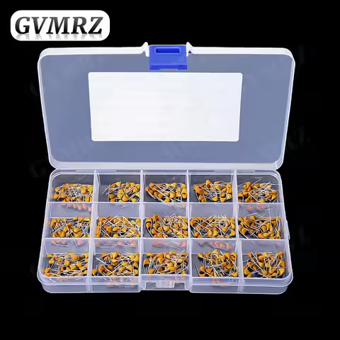 450PCS Monolithic Ceramic Capacitor Kits 10pF - 100NF 50V 10PF 30PF 47PF 56PF 68PF 100PF 200PF 300PF