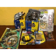 SET RACING COMBO 7IN1 CLASS1 DEMAK EVO Z ZR SYM BONUS 110 115 53MM 55MM 56MM CARBURETOR COIL CDI CLU