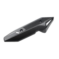 Buyv ống ống xả xe máy bìa cho Honda nhấp chuột xe tay ga ống xả bảo vệ sợi carbon TRIM cho Honda cl