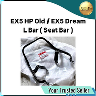 Seat Bar EX5 HP Hi High Power Old Model Lama / Dream Black Hitam L Spoiler Rear Handle LBar L-Bar Ta