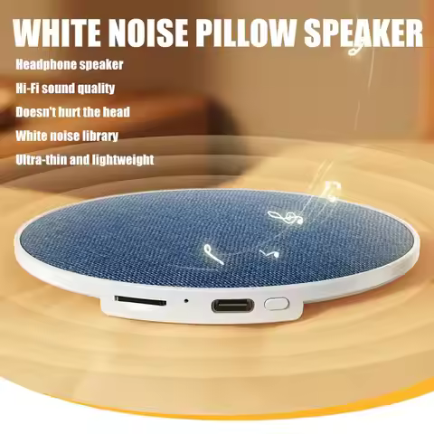Mini Under Pillow Sleep Speaker Bluetooth 5.4 Hi-Fi Dynamic Sound Wireless Music Player Home Sleep S