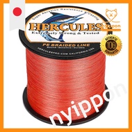 HERCULES PE Line Fishing Line 4-Braid 15 Colors Fishing Line Long Casting PE X4 Line Strong Body Hig