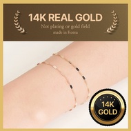 [Helene Jewelry] 14K real gold Lemon chain gold Bracelet