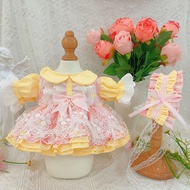Original Hand-Made 40cm Baby Clothes Lolita 40cm Cotton Doll Clothes Princess Dress Star Delu Doll C