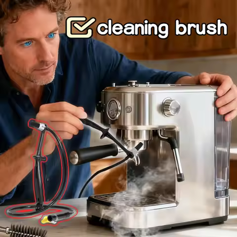 Coffee Machine Steam Cleaning Brush Heat-resistant Steam Stick Brush Brewing Head Descaling Brush Re