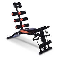 Six Pack Care Sit-Up Chair Abdominal Exercise With Resistance Bands There Are 6 Springs Sit Up Equip