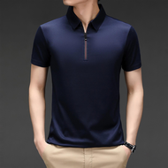 2023 newpolo T shirt lelakis quarter zipper kolar fesyen golf pendek Sleeve Tee Dress