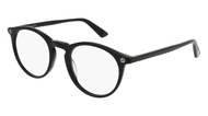 Oval Eyeglasses GG0121O 001 Black 49mm 0121