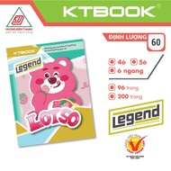 Package Of 5 Student Books 200 Pages 4 KTBOOK Premium Cheap Legend White Paper Vl 60 gsm