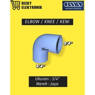 SIKU Elbow L-Bow Knee 3/ 4 inch Elbow Keni PVC Pipe JAYA