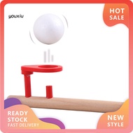 YX Baby Wooden Blow Toy Hobbies Outdoor Funny Sports Foam Balls Floating Kids Game