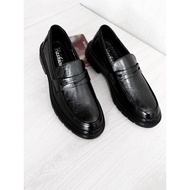 Guy Leather Shoes Men's Wedding Shoes Flat Heel British Business Formal Casual Shoes Lazy Peas Shoes