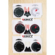 SET STICKER & JARUM METER RXZ 180