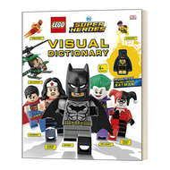 Milu LEGO DC ซุปเปอร์ฮีโร่ดิกชั่นนารีแบบมีภาพประกอบ DK DC หนังสือพจนานุกรมภาษาอังกฤษต้นฉบับ