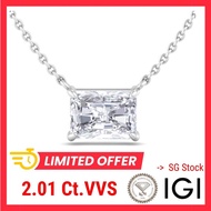 IGI 2.02 ct Lab Grown Diamond ring in 18k white gold