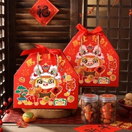 cny 2026 chinese New Year  Horse Lucky Bag Gift Bag with Ribbon/mandarin orange bag Spring Festival 