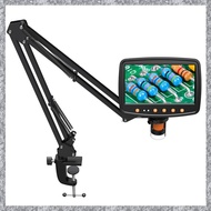 (TFAW) RIEVBCAU Flexible Microscope Arm StandAdjustable Metal Bracket Coin Microscope Mount Compatib