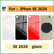 Back Cover For iPhone SE2020 Big Hole Rear Door Glass Battery Cover Housing Replacement Part SE 2020