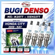 Set of 4 Genuine Denso Iridium Spark Plugs Code IK20TT IXEH22TT High Performance for Honda City from