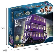 ✨Compatible with Lego Harry 75957 Potter Building Blocks Assembled Model Street View Knight Bus Chil