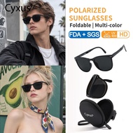 Cyxus Sunglasses Foldable Polarized lenses Blocks glare UV400  TR90 material  Multiple colors 1019