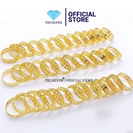 Nhẫn nữ bạc ta THJ - Nhẫn kim tiền lộcmay mắn