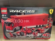 【個人珍藏 清倉】LEGO 8654 Scuderia Ferrari Truck 法拉利車隊卡車 2005經典 全新未拆 Racers大件
