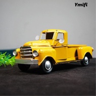 YMIFI Pickup Truck Model, Tabletop Vintage Metal Model Truck, Collectible Vehicles Iron Collectible 