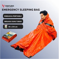 Emergency Blanket Sleeping Bag Thermal Bivvy Emergency Blanket Aluminum PE