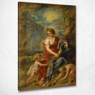 Art reproduction Abundance Abundantia Peter Paul Rubens ppr10 รูปติดผนัง ภาพที่มีชื่อเสียง ภาพพิมพ์ร