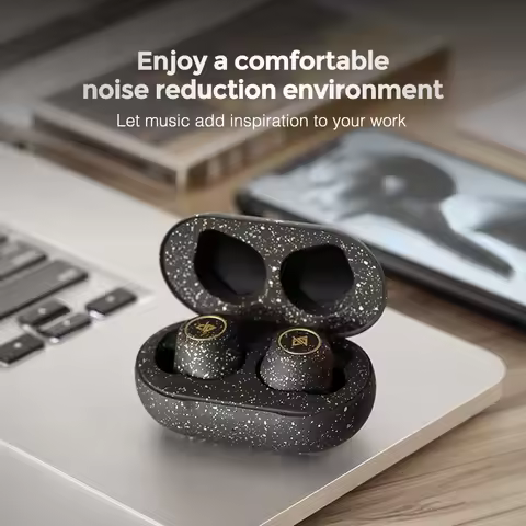 Auglamour AT200 True Wireless Earbuds TWS Bluetooth V5.0 Touch control headset IPX5 Waterproof Noise