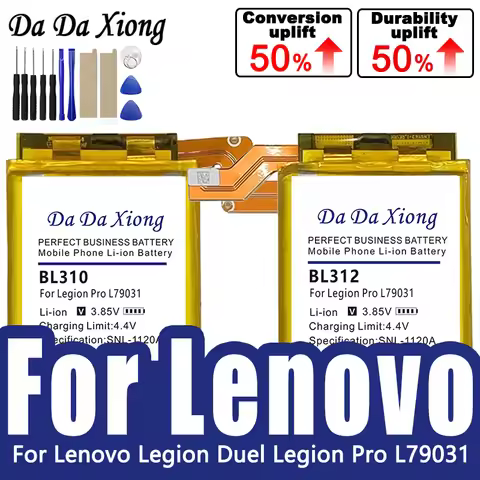 Battery 3000mAh BL310 3000mAh BL312 Battery For Lenovo Legion Duel Legion Pro L79031 BL310 BL312 Mob