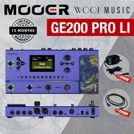 Mooer GE200 PRO Li Intelligent Guitar Amp Modelling and Multi Effects Pedal - Built In Battery