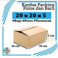 Box Packing 20x20x5 kraft Material