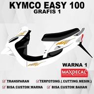 Stiker Kymco Easy 100 / Striping Kymco Easy 100 / Sticker Striping Decal Kymco Easy 100 grafis 1