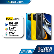 Pocophone X4 Pro 5G by Xiaomi 6+128GB / 8+256GB Poco X4 Pro [Global version] 64MP Quad Camera Android 11 Smartphone